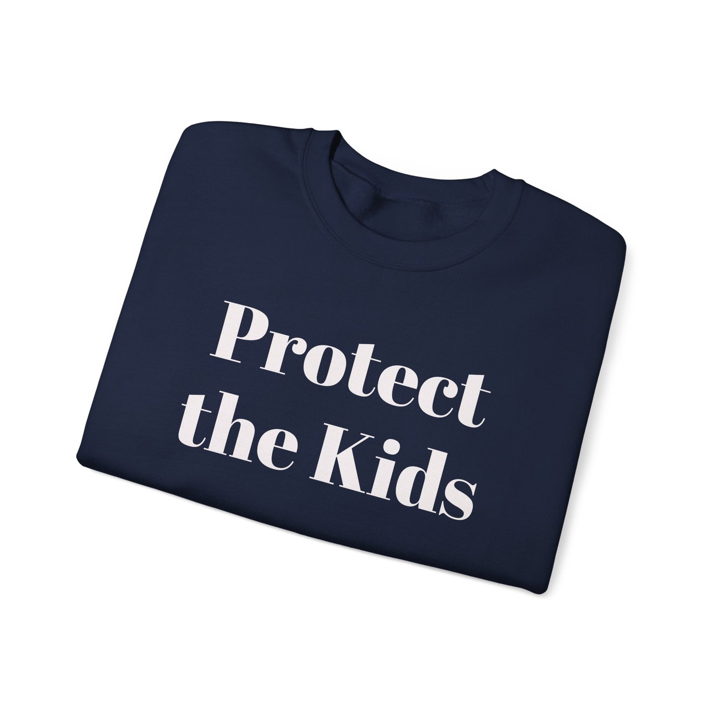 Protect the Kids Crew Neck Sweatshirt Dark