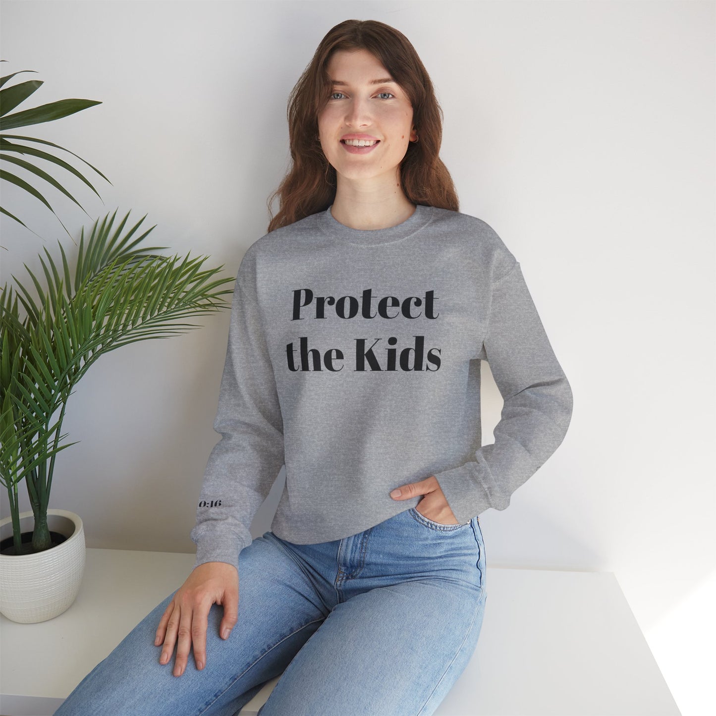 Protect the Kids Crewneck Sweatshirt