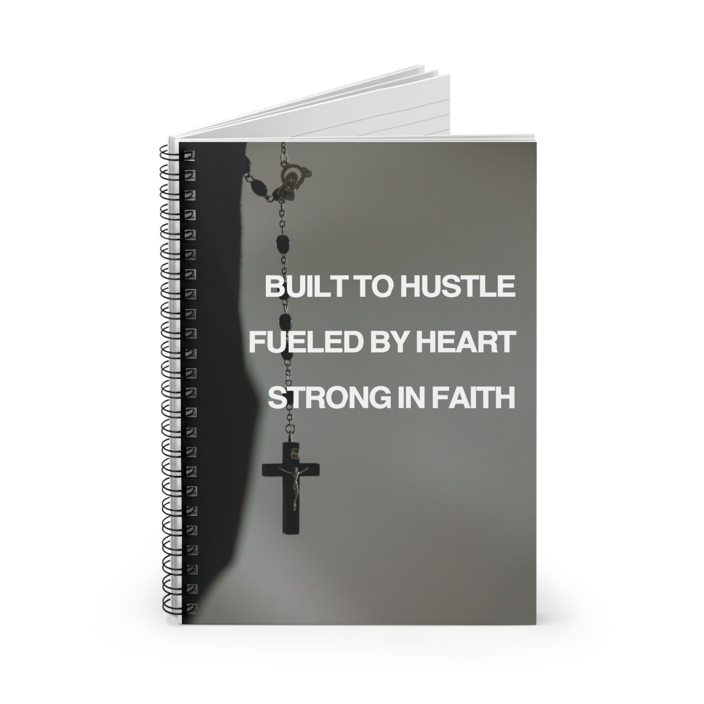 Hustle & Faith Spiral Notebook - Journal for Motivation