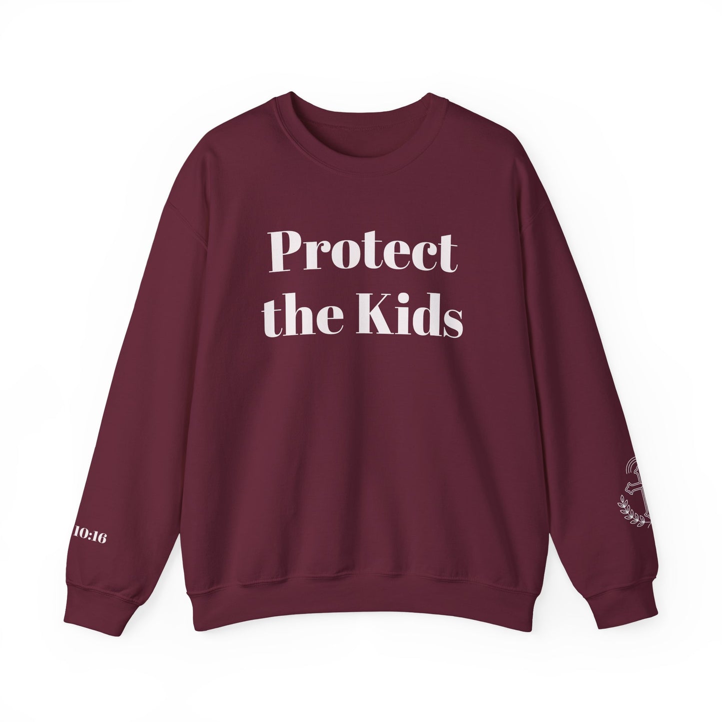 Protect the Kids Crew Neck Sweatshirt Dark
