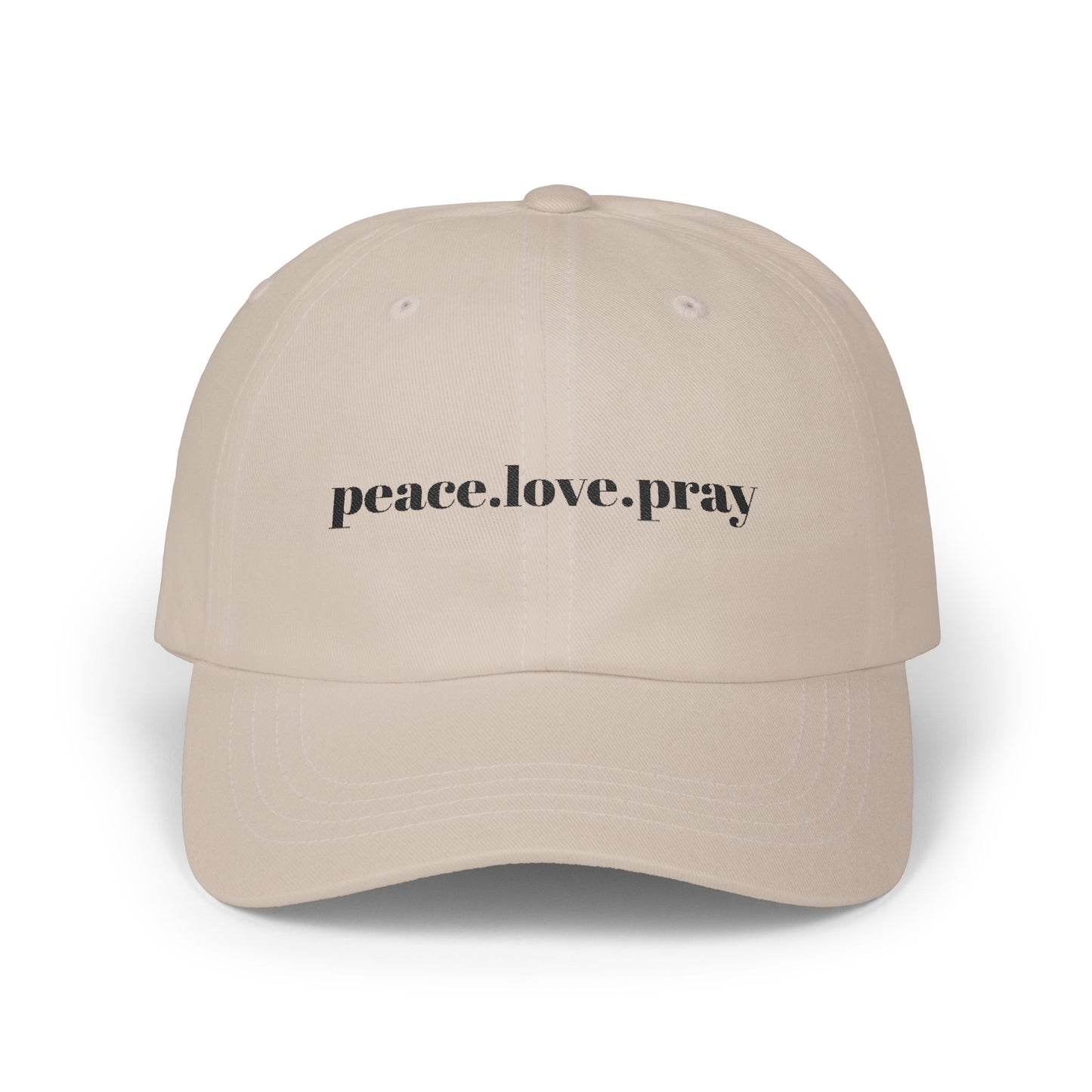 Peace Love Pray Cap