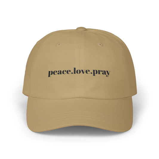Peace Love Pray Cap