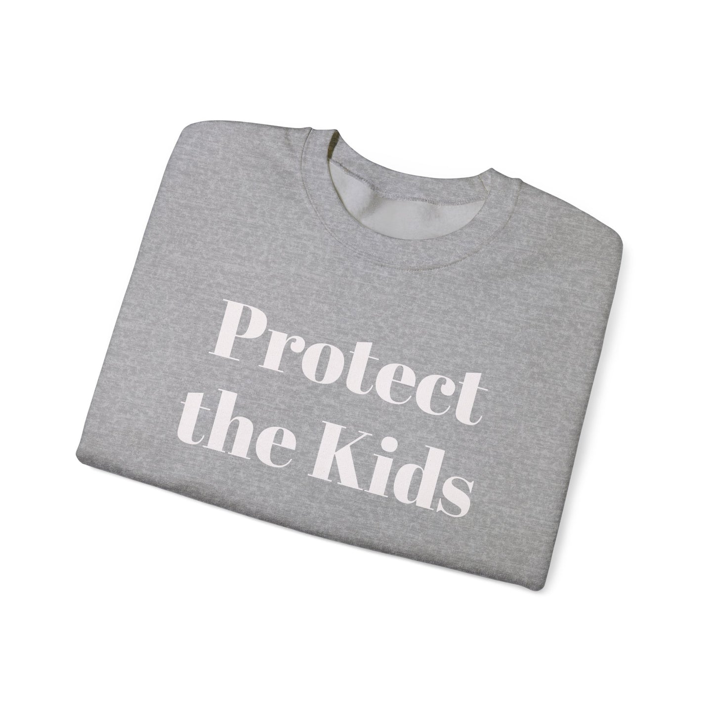 Protect the Kids Crew Neck Sweatshirt Dark