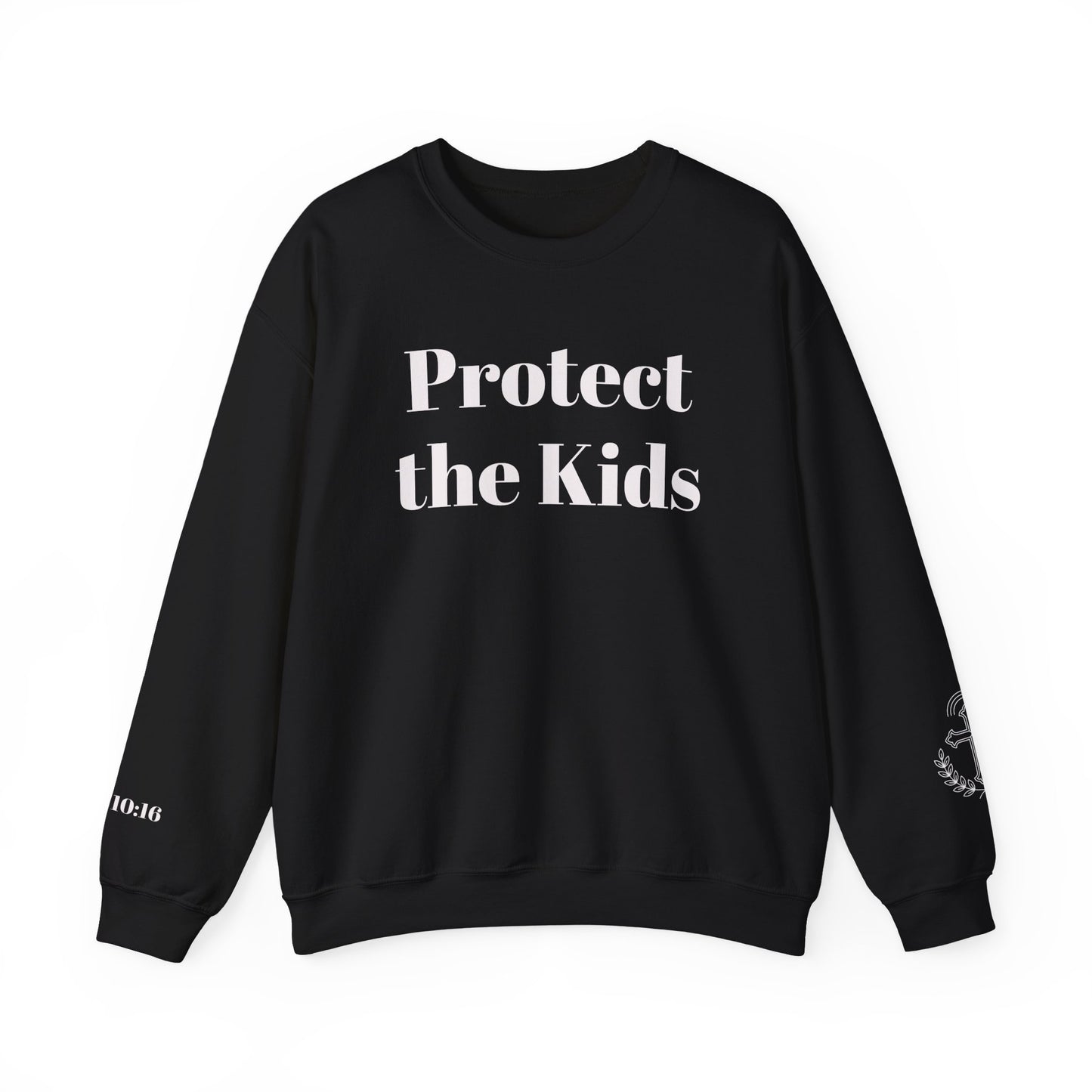 Protect the Kids Crew Neck Sweatshirt Dark
