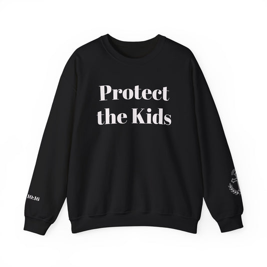 Protect the Kids Crew Neck Sweatshirt Dark