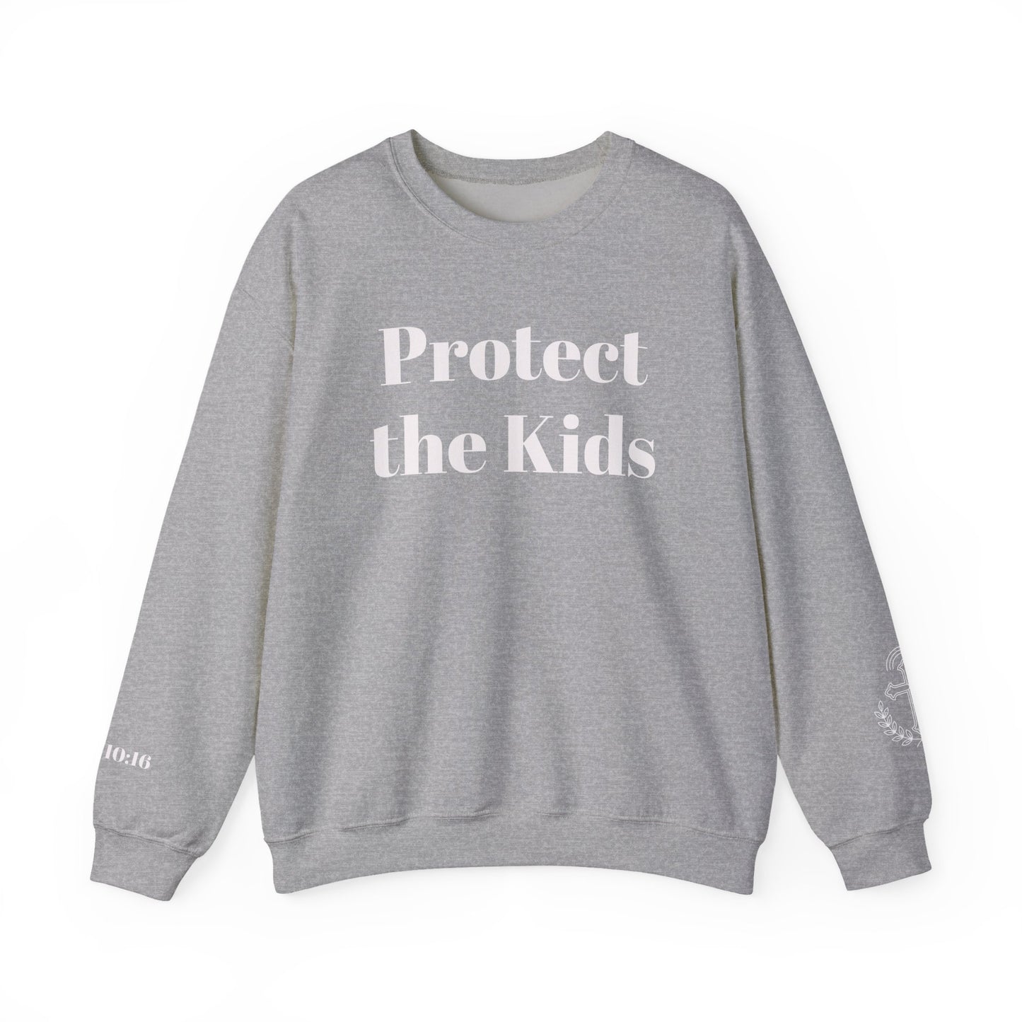 Protect the Kids Crew Neck Sweatshirt Dark
