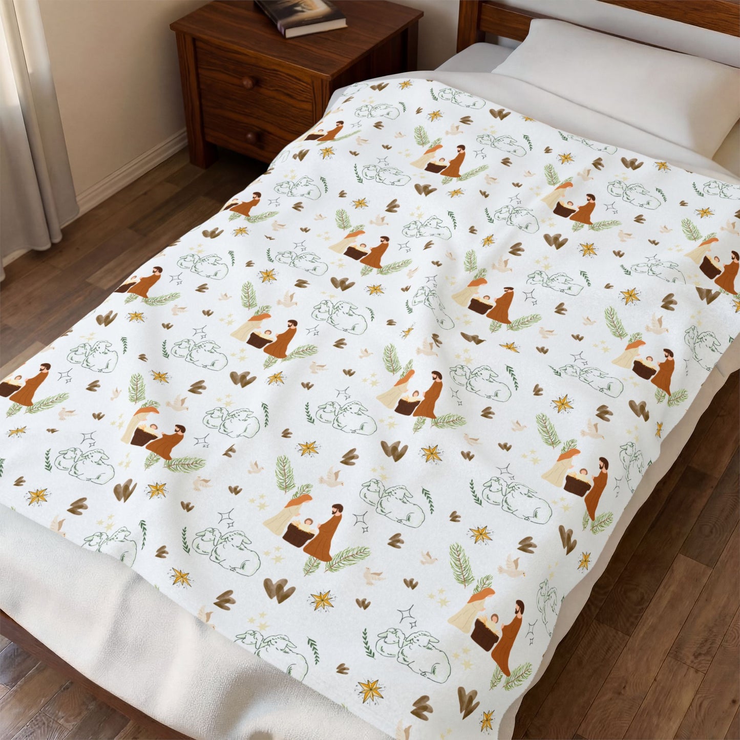 Lamb of God Cozy Velvet Throw