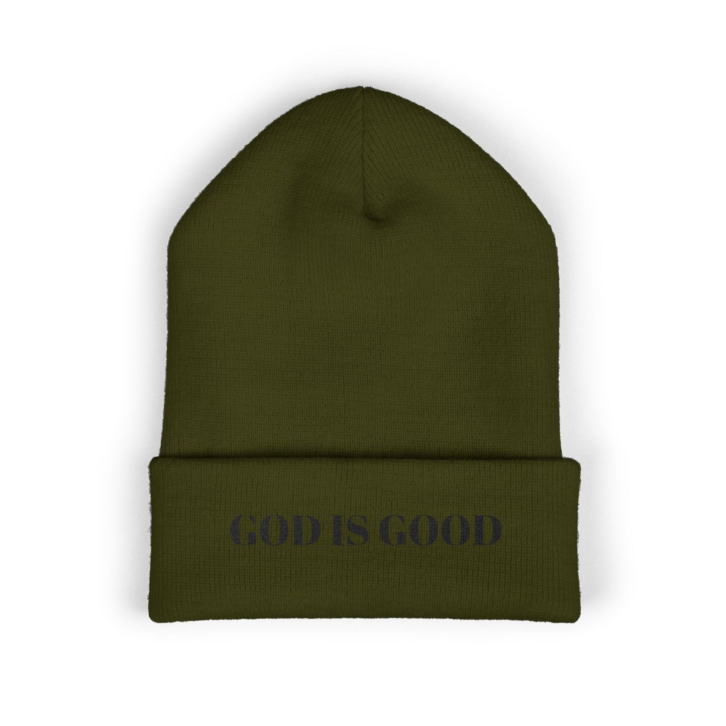 God Is Good Embroidered Beanie