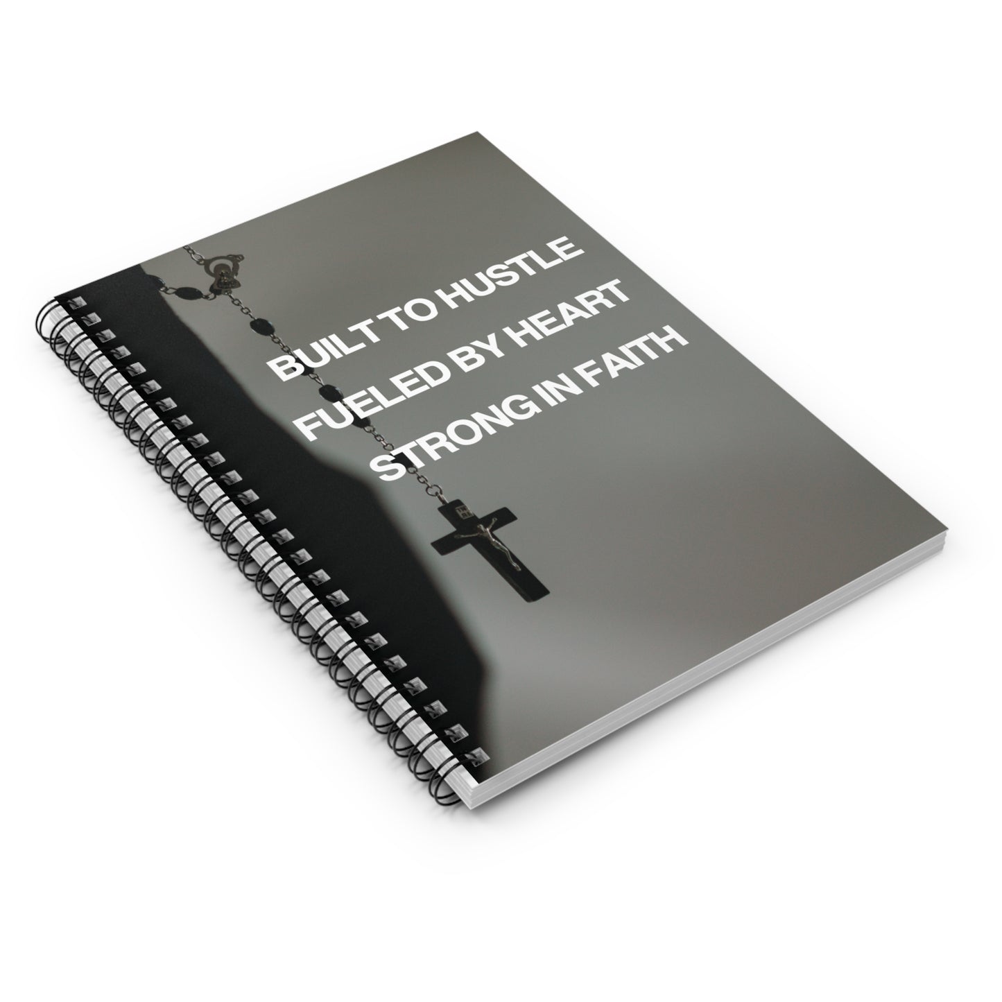 Hustle & Faith Spiral Notebook - Journal for Motivation