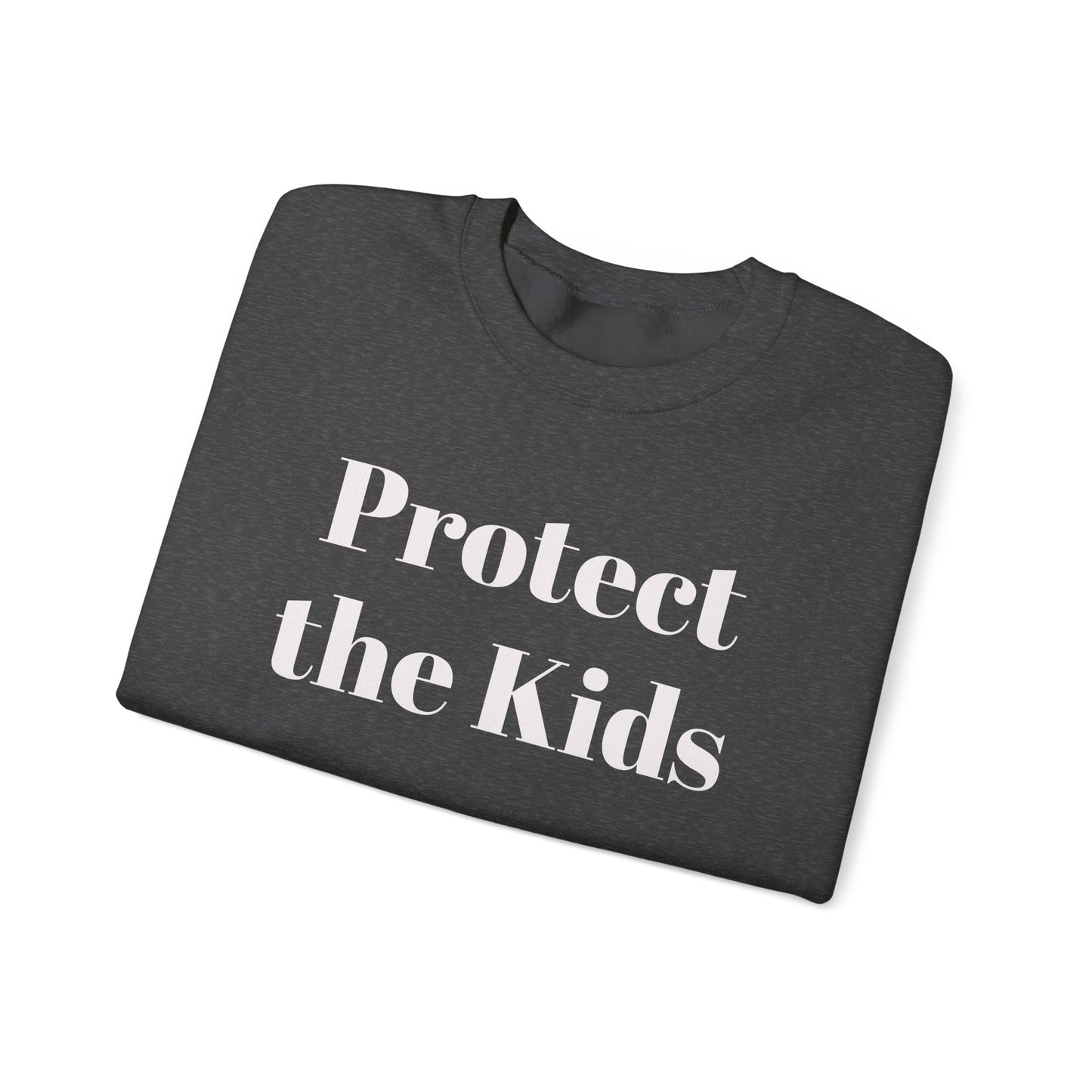 Protect the Kids Crew Neck Sweatshirt Dark