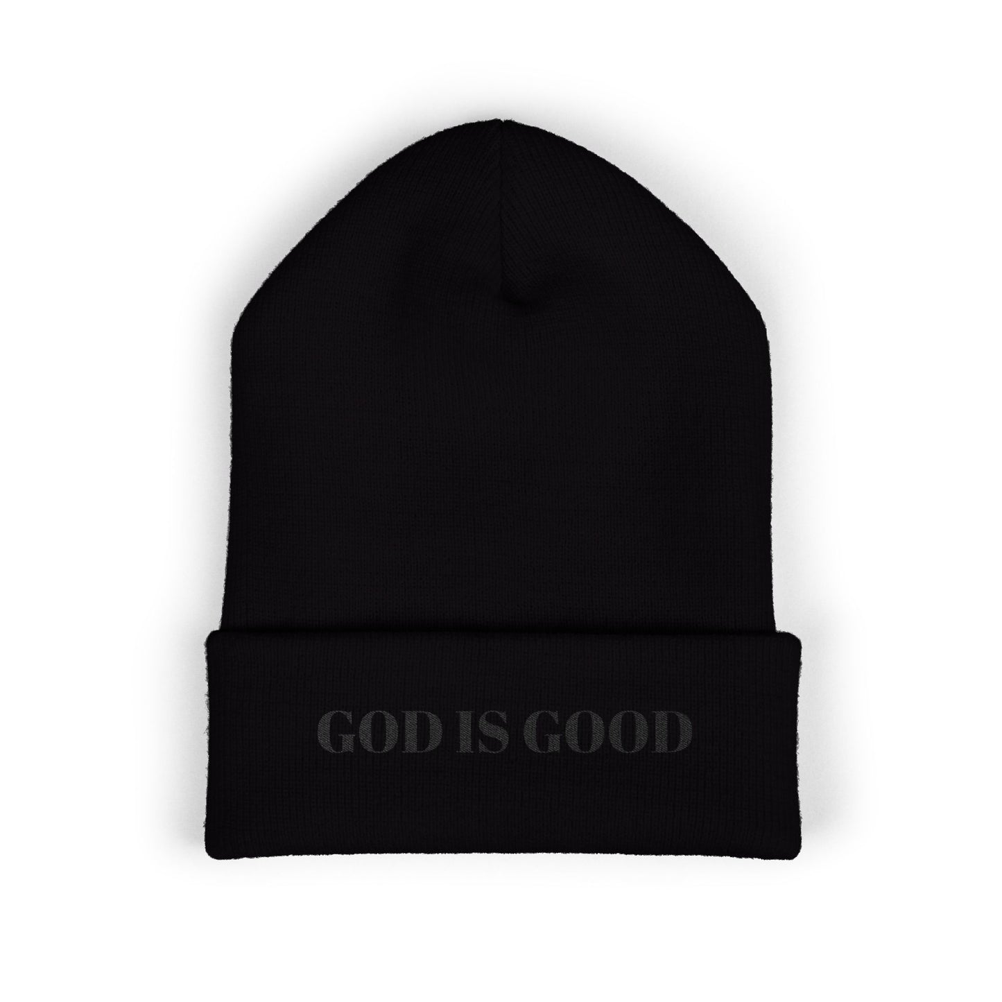 God Is Good Embroidered Beanie
