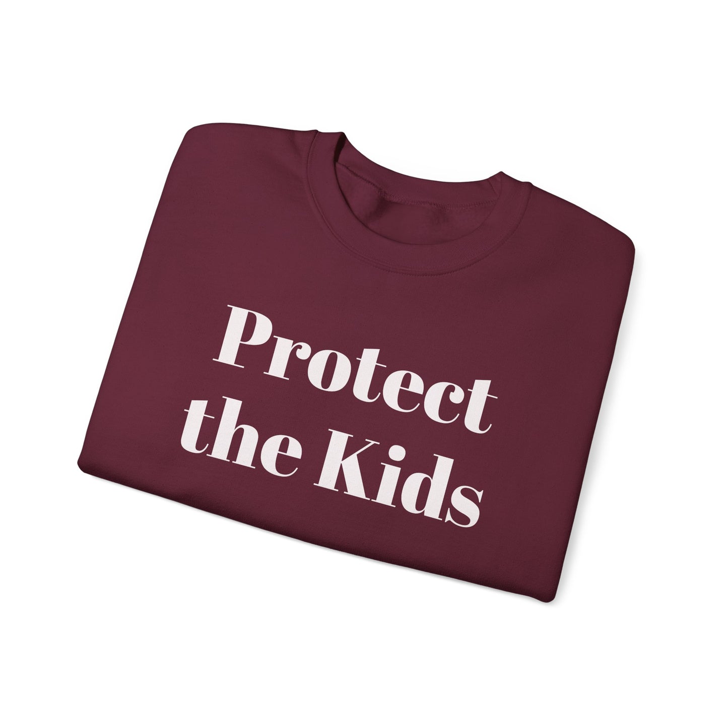 Protect the Kids Crew Neck Sweatshirt Dark