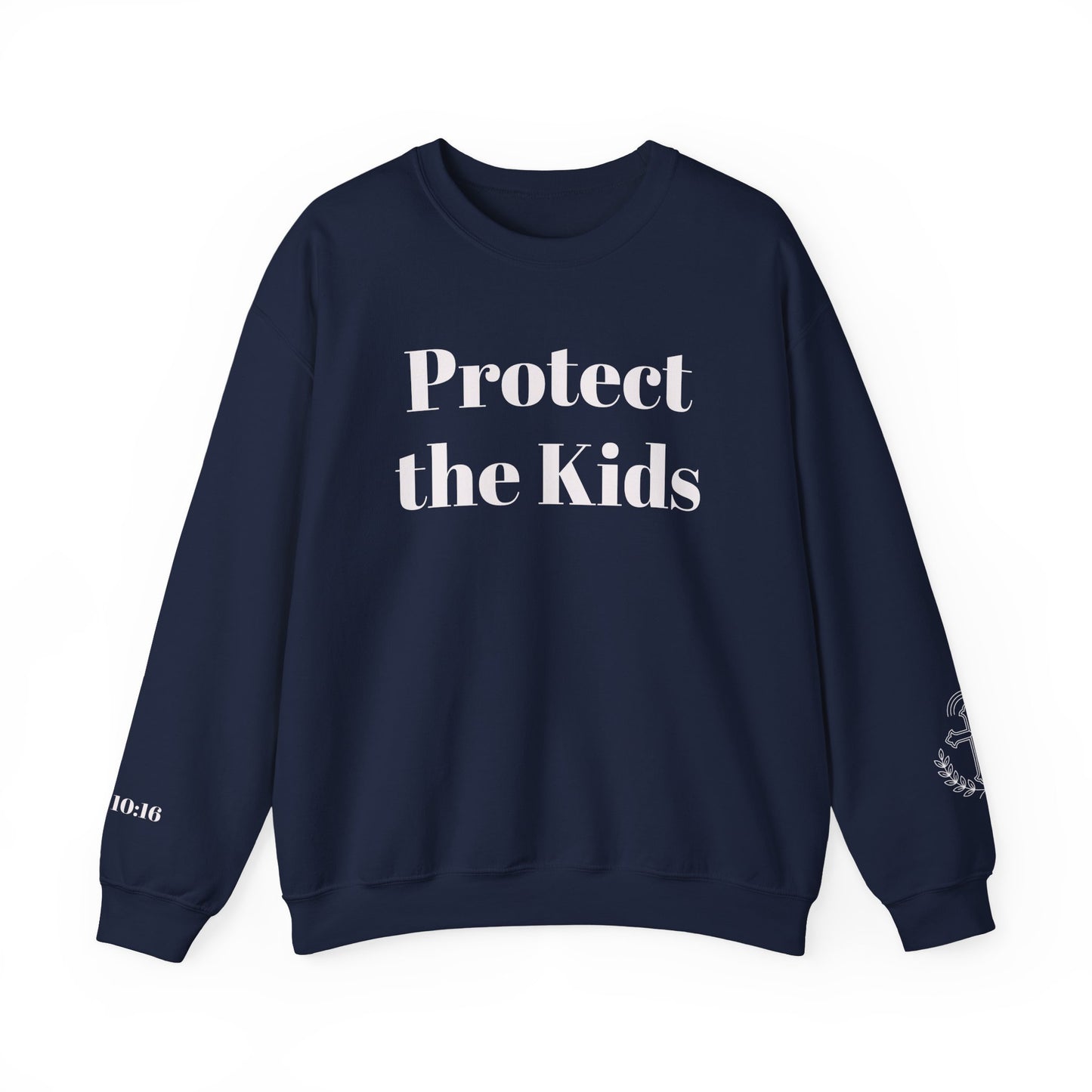 Protect the Kids Crew Neck Sweatshirt Dark