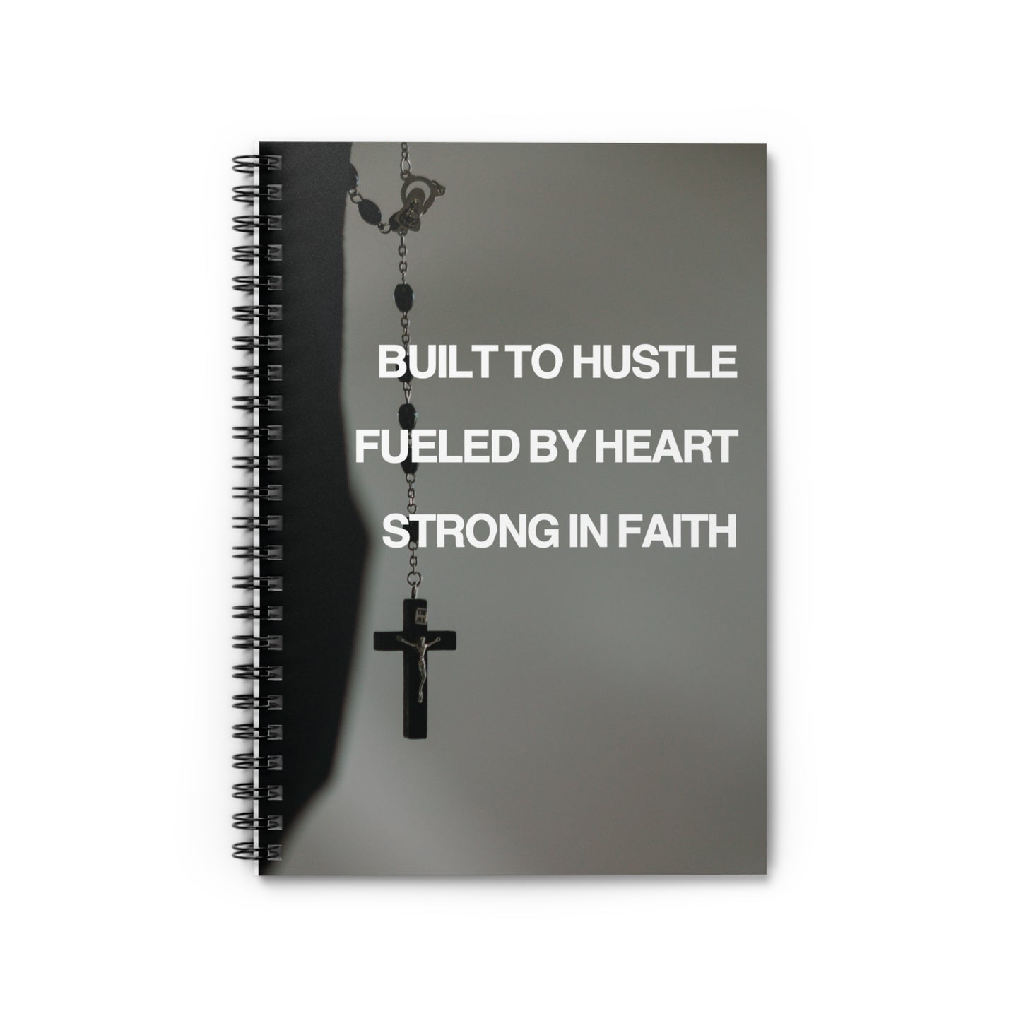 Hustle & Faith Spiral Notebook - Journal for Motivation