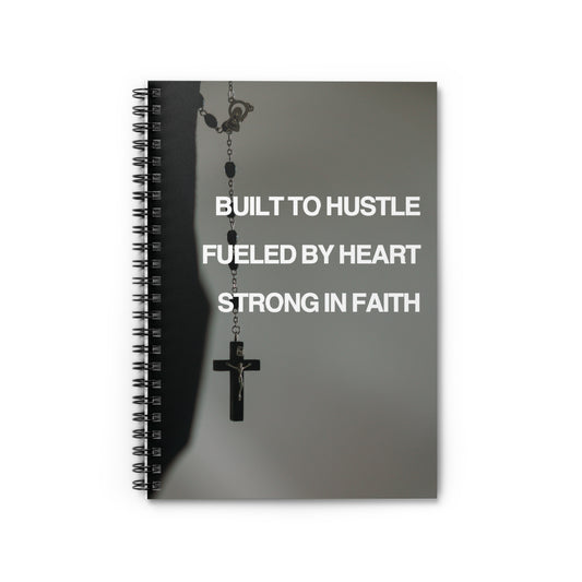 Hustle & Faith Spiral Notebook - Journal for Motivation